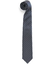 Isaia - Silk Geometric Jacquard Tie - Lyst