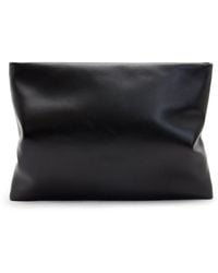 AllSaints - Leather Bettina Clutch Bag - Lyst