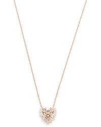 Suzanne Kalan - And Diamond Small Heart Pendant Necklace - Lyst