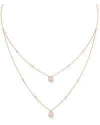 Messika - My Twin And Diamond Layered Necklace - Lyst
