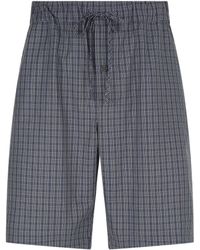 Hanro - Cotton Check Pyjama Shorts - Lyst