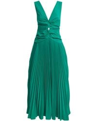 Jonathan Simkhai - Ruched Vivianne Midi Dress - Lyst