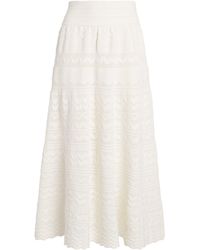 Molli - Cotton Crochet Midi Skirt - Lyst