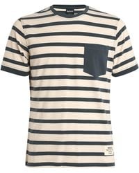 Barbour - Cotton Striped Handale T-shirt - Lyst