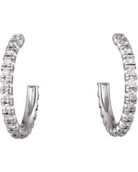Cartier - Small And Diamond Étincelle De Hoop Earrings - Lyst