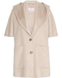 Max Mara - Cashmere Hooded Cape - Lyst