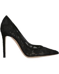 Gianvito Rossi - Lace Claudia Pumps 105 - Lyst