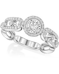 Messika - Move Link And Diamond Pavé Ring - Lyst