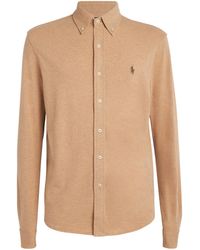 Polo Ralph Lauren - Cotton Featherweight Mesh Logo Shirt - Lyst