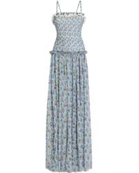 Dolce & Gabbana - Small Floral-Print Chiffon Dress - Lyst