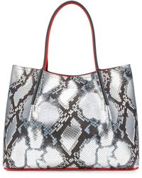 Christian Louboutin - Cabarock Small Leather Tote Bag - Lyst