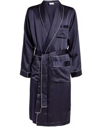 Zimmerli of Switzerland - Silk Dressing Gown - Lyst