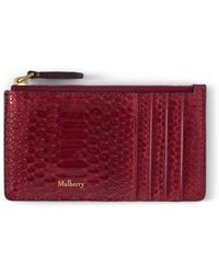 Mulberry - Leather Continental Zipped Long Card Holder - Lyst