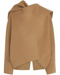 Source Unknown - Wool Nuage Scarf Coat - Lyst