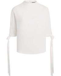 Edeline Lee - Georgette Pedernal Blouse - Lyst
