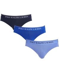 Polo Ralph Lauren - Stretch-cotton Low-rise Briefs (pack Of 3) - Lyst