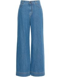 Weekend by Maxmara - High-Rise Wide-Leg Jeans - Lyst