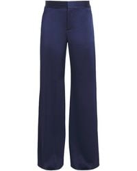 Alice + Olivia - Satin Shane Wide-Leg Trousers - Lyst