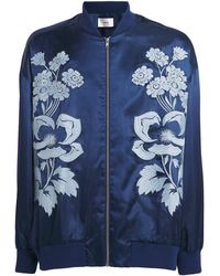 Commas - Floral Embroidered Bomber Jacket - Lyst