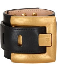 Balmain - Leather Anthem Bracelet - Lyst