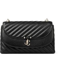 Jimmy Choo - Medium Leather Curve Cross-Body Bag - Lyst