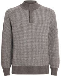 N.Peal Cashmere - Organic Cashmere Button-Up Sweater - Lyst