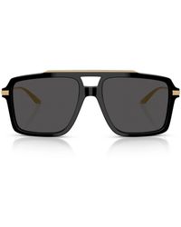 Dolce & Gabbana - Acetate Aviator Sunglasses - Lyst