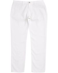 Giorgio Armani - Linen-cotton Straight Jeans - Lyst