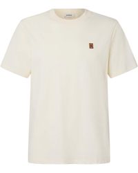 Sandro - Cotton Logo-Patch T-Shirt - Lyst