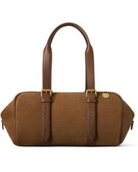 Mulberry - Suede Boston Shoulder Bag - Lyst