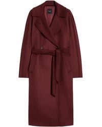 Weekend by Maxmara - Virgin Wool Wrap Coat - Lyst