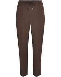 Sandro - Wool-Blend Drawstring Trousers - Lyst