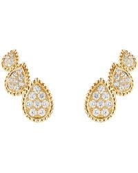 Boucheron - And Diamond Serpent Bohème Three Motifs Earrings - Lyst
