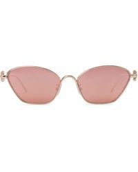 Loewe - Anagram Hexagonal Sunglasses - Lyst
