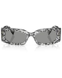 Dolce & Gabbana - Acetate Rectangular Sunglasses - Lyst