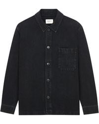 Saint Laurent - Cotton Cassandre Overshirt - Lyst
