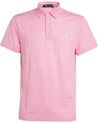 RLX Ralph Lauren - Fine Striped Polo Shirt - Lyst