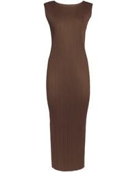 Pleats Please Issey Miyake - New Colorful Basics Maxi Dress - Lyst