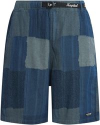 Kapital - Cotton Tugihagi Patchwork Shorts - Lyst