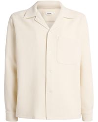 Sandro - Textured Long-Sleeve Shirt - Lyst