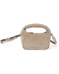 Brunello Cucinelli - Mini Suede Bc Duo Shoulder Bag - Lyst