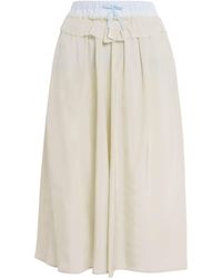 Maison Margiela - Anonymity Of The Lining Midi Skirt - Lyst