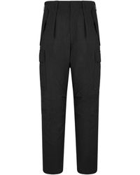 Tom Ford - Virgin Wool-Blend Cargo Trousers - Lyst