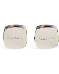 Paul Smith - Resin Stripe Cufflinks - Lyst