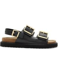 AllSaints - Leather Isla Sandals - Lyst
