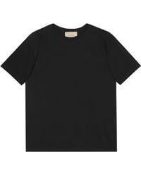 Gucci - Cotton Jersey T-shirt With Double G - Lyst