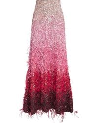 Alice + Olivia - Embellished Ashton Maxi Skirt - Lyst