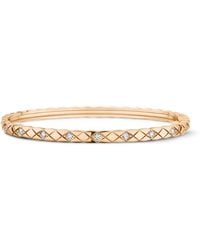 CHANEL - And Diamond Coco Crush Bangle - Lyst