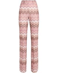 Missoni - Zigzag Flared Trousers - Lyst
