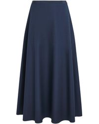 FFORME - Cotton-Silk Deeta Maxi Skirt - Lyst
